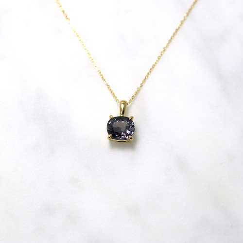 Spinel K18ゴールド スピネルペンダント K18チェーン ペンダントNo.3 