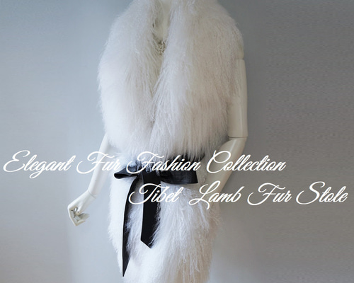 媚びない甘さ☆ラベンダーチベットラムファーロングマフラーポケット付ファーストール 8519d513b98082e15f2666ba1c8961