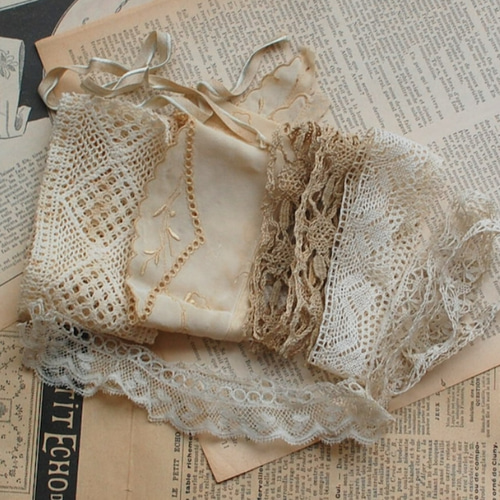 アンティークレースセット K レース amibrocante 通販｜Creema  