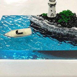 樹脂マイクロシーン/ミニオーシャンビーチ手作りテーブルオーナメント 3枚目の画像