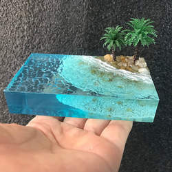 樹脂マイクロシーン/ミニオーシャンビーチ手作りテーブルオーナメント 10枚目の画像