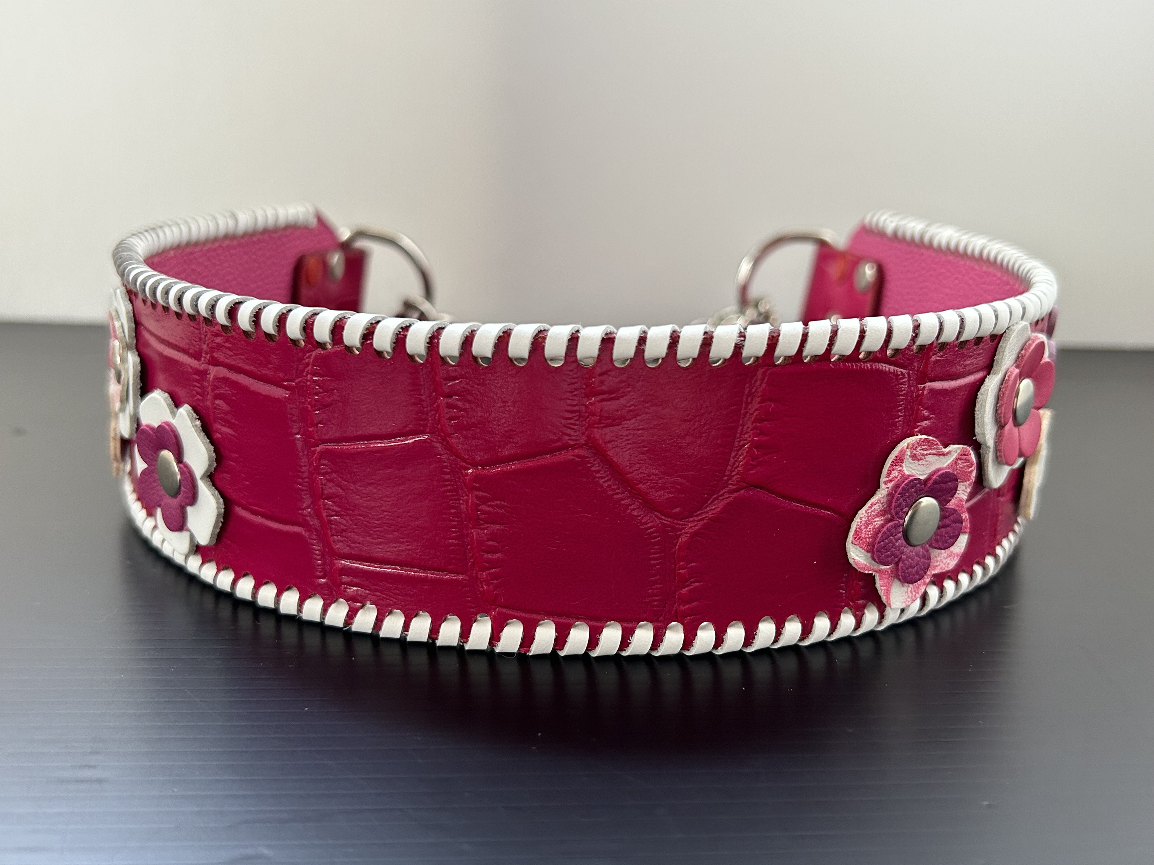 犬の本革ハーフチョークNo.261(大型犬)