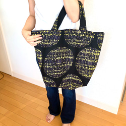 トートバッグ   〜　ハワイファッションブランドNOANOA のパッチバッグからのリメイク品 4枚目の画像
