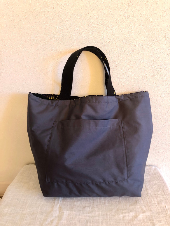 トートバッグ   〜　ハワイファッションブランドNOANOA のパッチバッグからのリメイク品 8枚目の画像