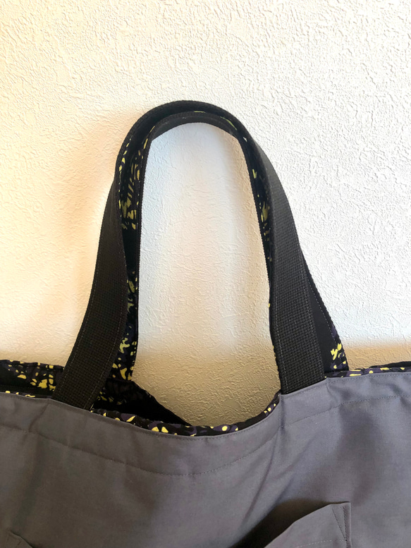 トートバッグ   〜　ハワイファッションブランドNOANOA のパッチバッグからのリメイク品 9枚目の画像