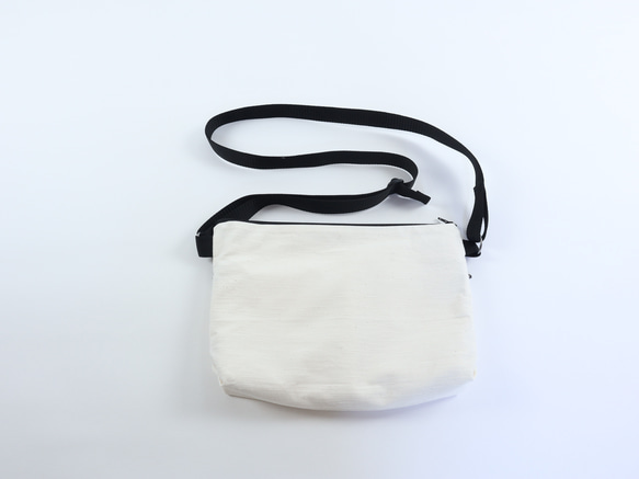 &lt;OSOCU&gt; Chita 棉質 Sacoche 包 未漂白 未染色 第4張的照片