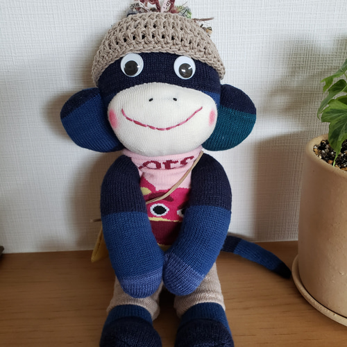 Amazon.co.jp: ソックモンキービンテージ ぬいぐるみ 人形 45