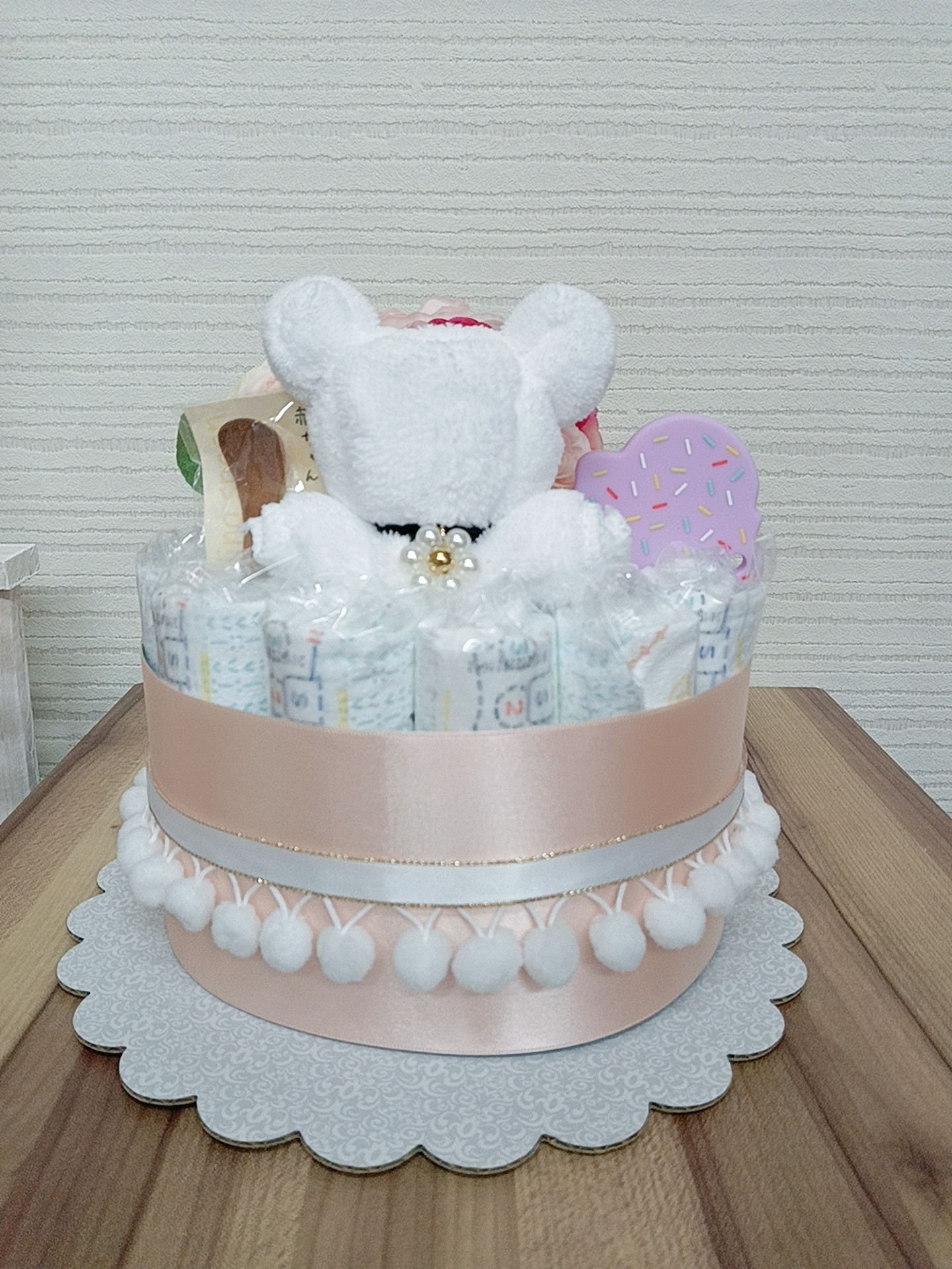 ✾くまさんタオルおむつケーキ✾