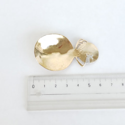 真鍮製中秋の名月茶匙 5枚目の画像