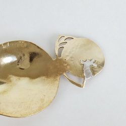 真鍮製中秋の名月茶匙 3枚目の画像