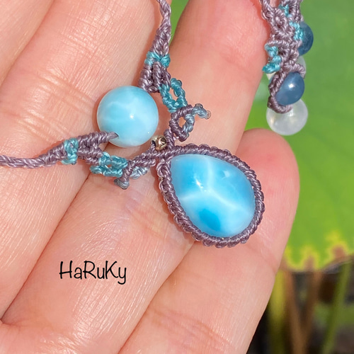 ハイクオリティ　ラリマールース　8 ネックレス　天然石 ハイクオリティ ラリマールース 8 ネックレス 天然石 【公式通販】