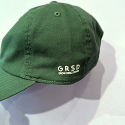 GROW RISE DESIGN（グローライズデザイン）　ベースボールキャップ（グリーン） 3枚目の画像