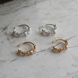 金色桂花耳骨夾 L 第9張的照片