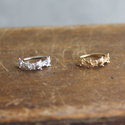 金色桂花耳骨夾 L 第8張的照片