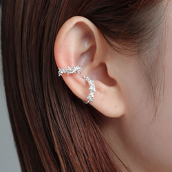 金色桂花耳骨夾 L 第12張的照片