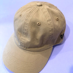 VAKT. ベースボールキャップ ベージュ VAKT. ベースボールキャップ ベージュ ウォッシュドベースボール