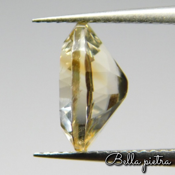 1.62ct★非加熱☆天然シトリン ブラジル産 コンケーブカット ルース 黄水晶 裸石 宝石 天然石 2 6枚目の画像