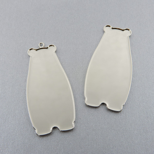 くまパンダ出品⑤ くま/シロクマ/パンダ】お皿・チャーム その他素材