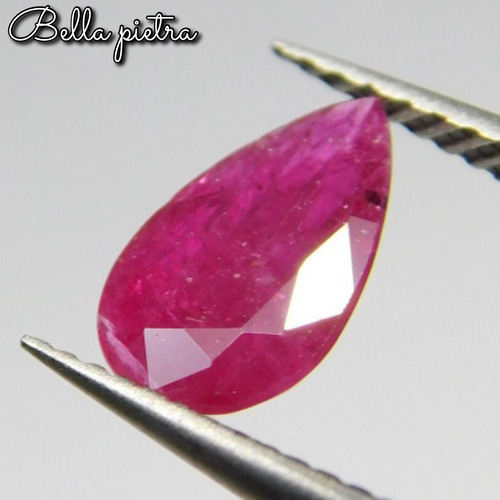 0.73ct☆天然ルビー アフリカ産 コランダム ルース パープリッシュ 
