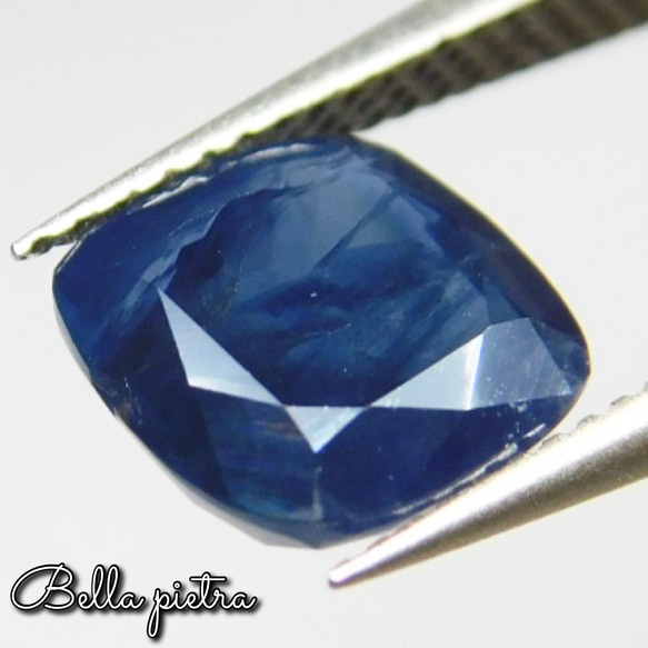 1.86ct★天然ブルーサファイア アフリカ産 コランダム ルース Sapphire 裸石 宝石 天然石 22 2枚目の画像