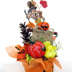 ハロウィンかぼちゃ器飾り　大23-4 6枚目の画像