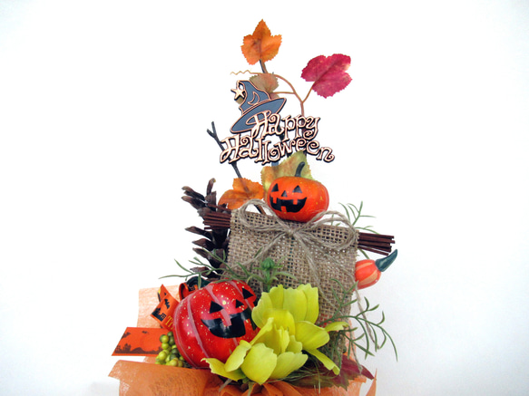 ハロウィンかぼちゃ器飾り　大23-4 2枚目の画像