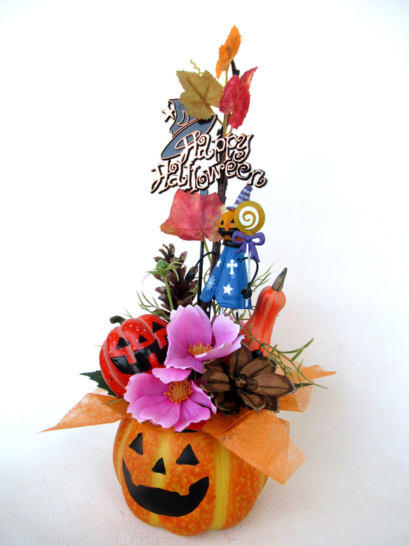 ハロウィンかぼちゃ器飾り　大23-3 7枚目の画像