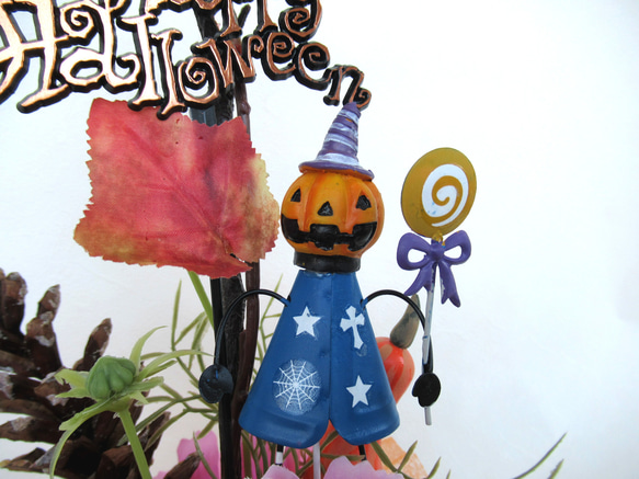 ハロウィンかぼちゃ器飾り　大23-3 3枚目の画像