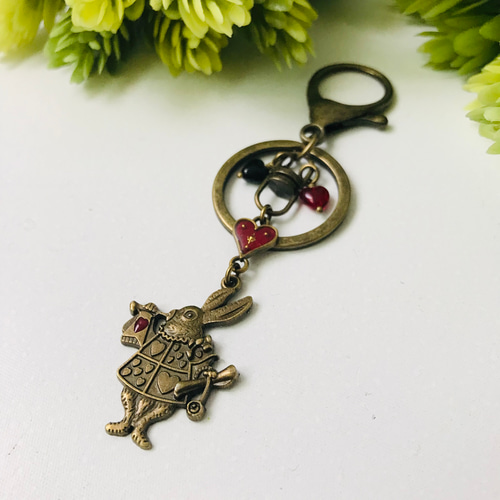 不思議の国のアリス」【白ウサギ(裁判)】アンティークゴールド