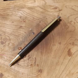 木製シャーペン0.5mm 神代栗 通常杢 蜜蝋クリーム仕上げ ペン