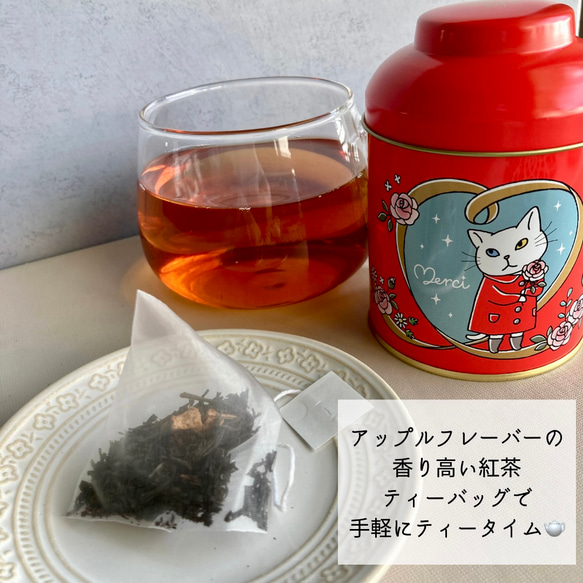 アンジー・ラ・コケット☆麗しのアンジー　紅茶缶【5缶】セット ※送料無料 9枚目の画像