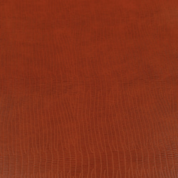 スペインレザー　山羊革リザード型押+アタマ張り　＃赤茶 2枚目の画像