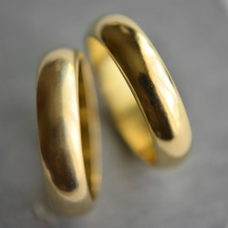 圓形腳背環5mm黃銅金黃銅 第5張的照片