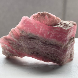 アルゼンチン産　ロードクロサイト　インカローズ原石　① 阿根廷産　紅紋石　Rhodochrosite 51g 9枚目の画像