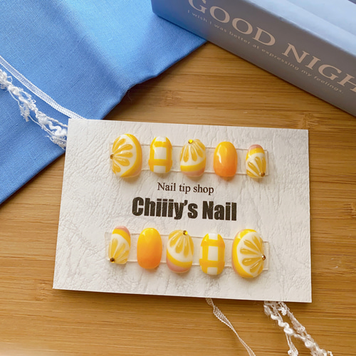 シトラス様 専用 シトラス様専用】ネイルチップ5品 シトラスネイルの