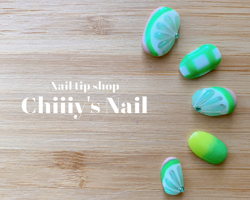 【@シトラス】ネイルチップ５品 シトラス】ネイルチップ5品 シトラス】ネイルチップ5品 シトラス