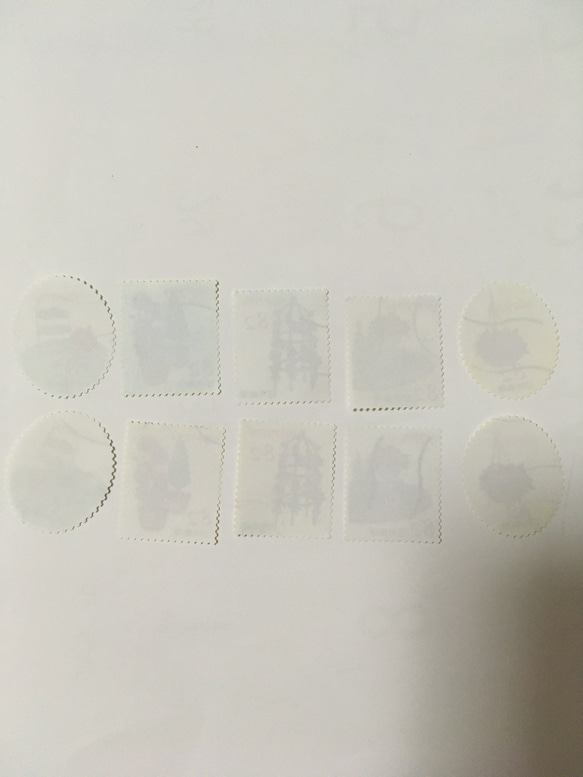 使用済切手  ガーデニングのグリーティング5枚×2セット 3枚目の画像