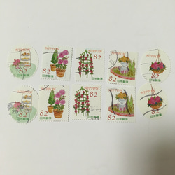 使用済切手  ガーデニングのグリーティング5枚×2セット 2枚目の画像