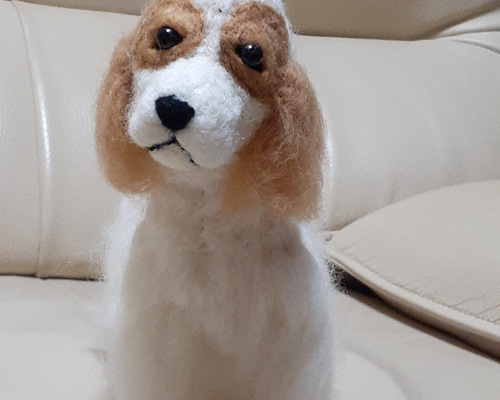 羊毛フェルト　アメリカンコッカースパニエル 2aff74c8aef25ae4c88841ae9fa8c0