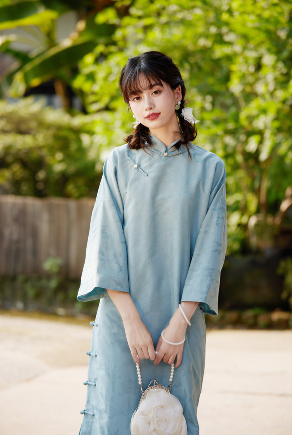 Ameri VINTAGE　 チャイナボタンベストセットワンピース Ameri VINTAGE チャイナボタンベストセットワンピース