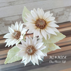 りりークレイフラワー 8個セット りりークレイフラワー 8個