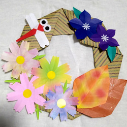 チョコ「秋の森の片隅で…」「夏祭りの頃」リース 募集中】 〈2025.09-10 Garden Workshop〉 Hana Tutumiでは