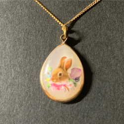 n⌇﻿ 兔子兔子項鍊成人可愛兔子動物花花 第4張的照片