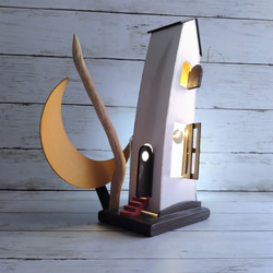 流木ランプ　流木照明　流木インテリア　行灯　オブジェ　ハンドメイド cf94c825913b2a96ca967d7fd239bc