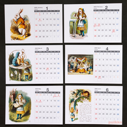 2024 年日曆“愛麗絲夢遊仙境”約翰·坦尼爾彩色版 第2張的照片