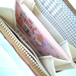 yukiemon　ミニ財布　コンパクト財布　うさぎ 4枚目の画像