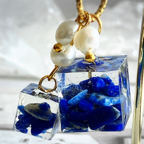 ラピスラズリお守りキーホルダー キーホルダー enfance 通販