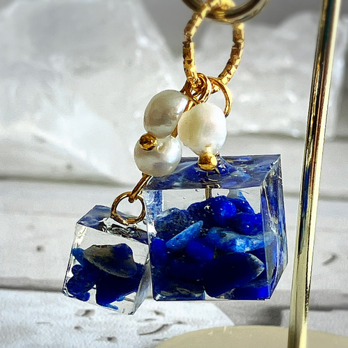 ラピスラズリお守りキーホルダー キーホルダー enfance 通販 16467742