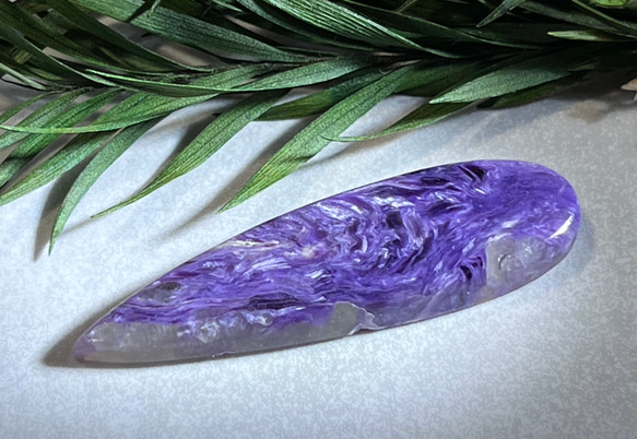 【世界三大ヒーリングストーン】チャロアライト タンブル 瞑想　グラウンディング 世界三大ヒーリングストーン】チャロアライト タンブル 瞑想 グラウン