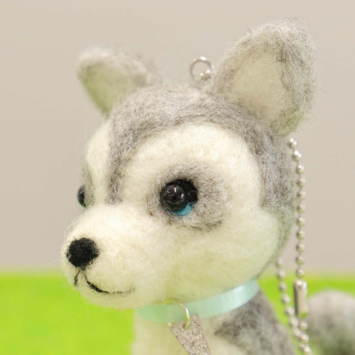 シベリアンハスキー キーホルダー ハスキーグッズ アクリル 犬